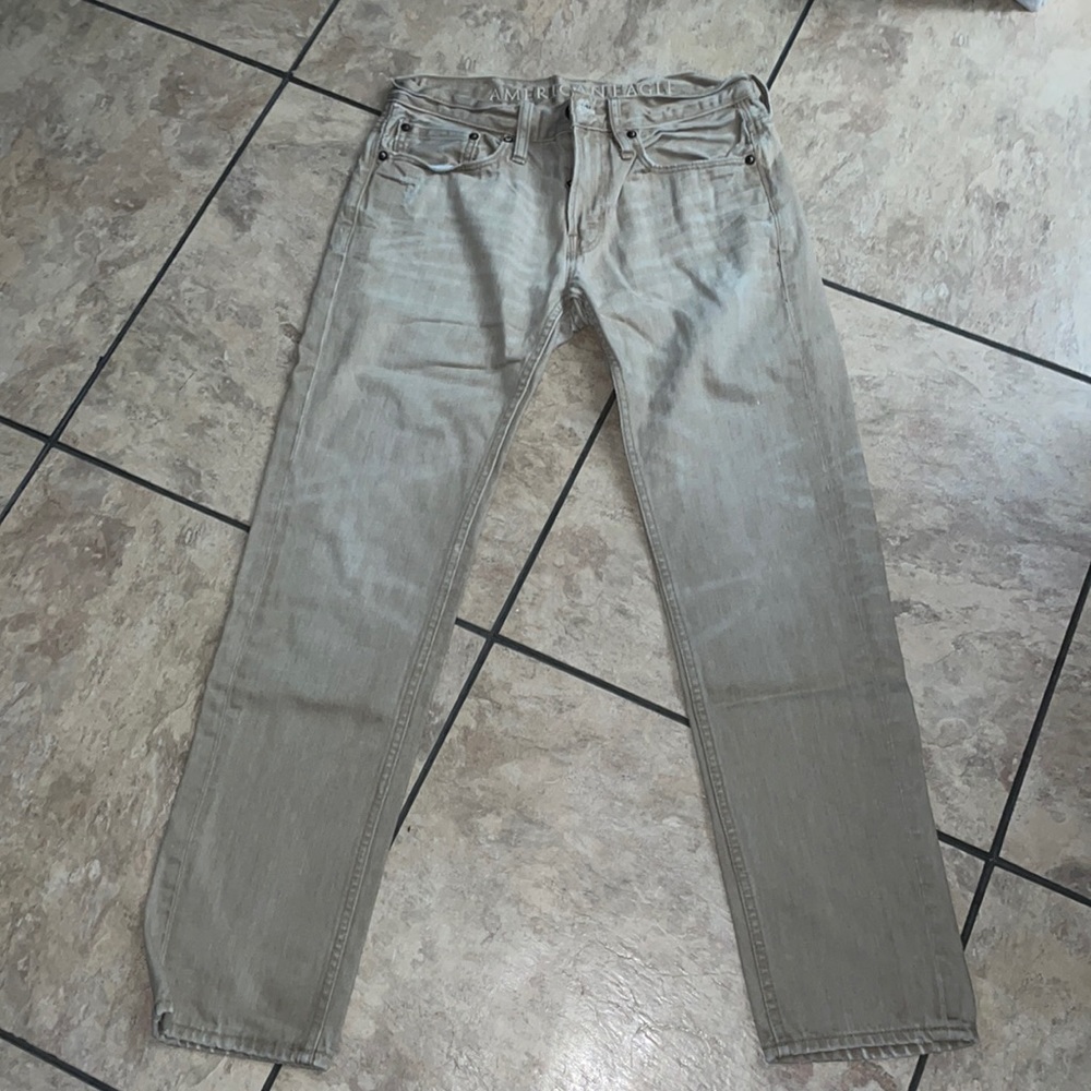 Slim Khaki Jeans